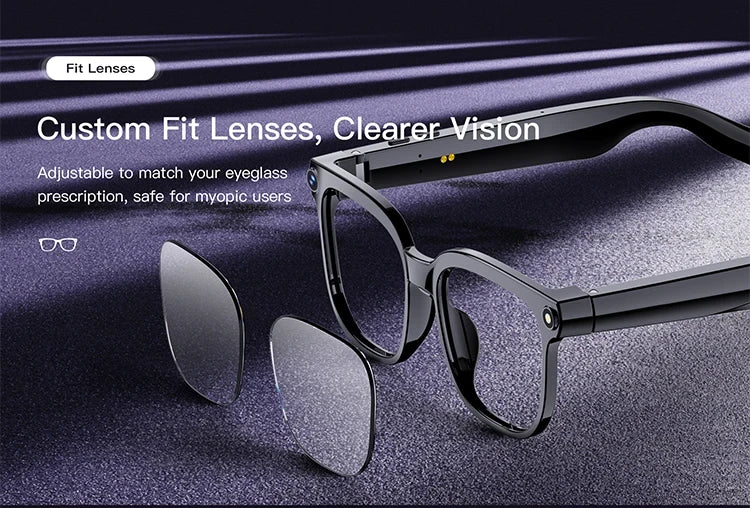AI Smart Glasses with 4K UHD Camera