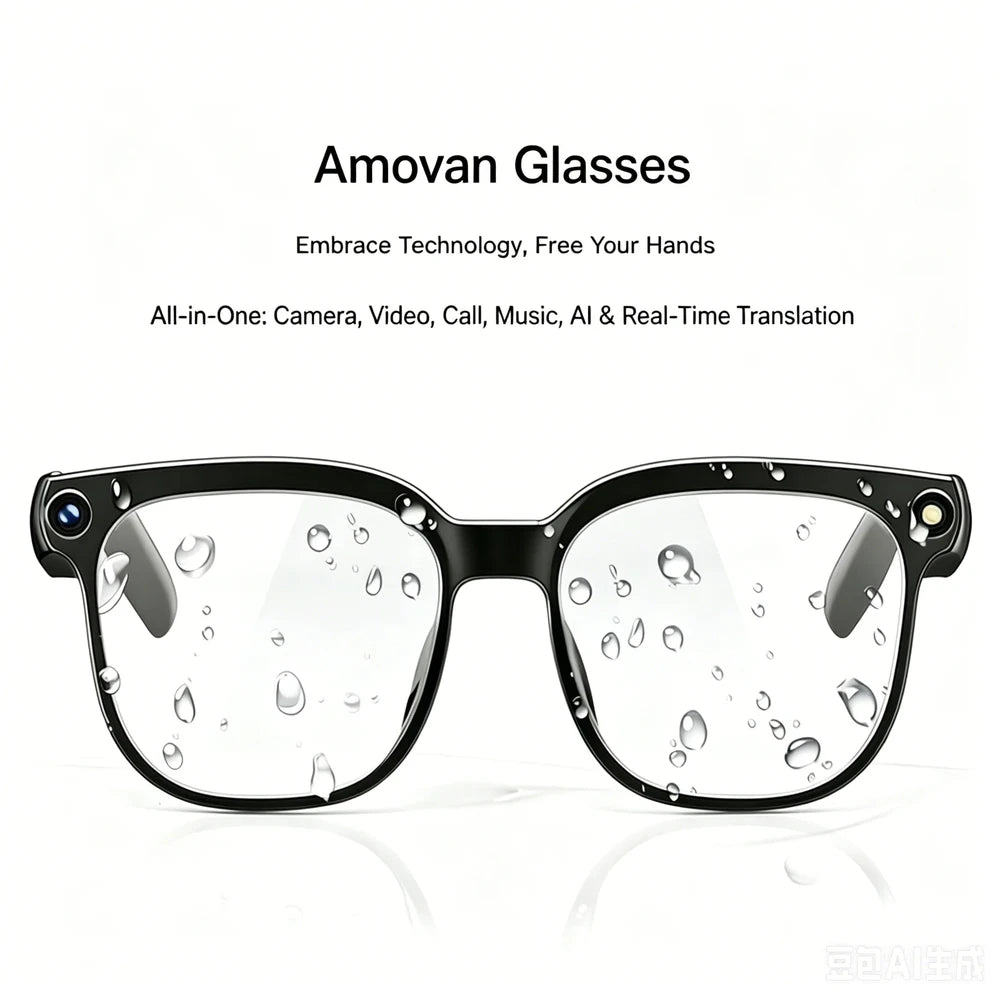 AI Smart Glasses with 4K UHD Camera