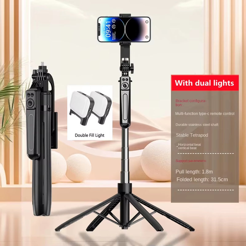 New Tripod for Smartphone Camera,Tripods Stand with Bluetooth Shutter,Wireless Selfie Stick Brackets with Phone Holder
