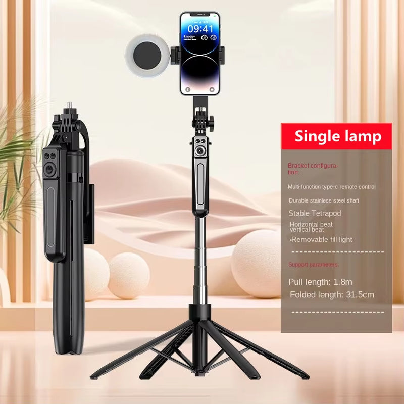 New Tripod for Smartphone Camera,Tripods Stand with Bluetooth Shutter,Wireless Selfie Stick Brackets with Phone Holder