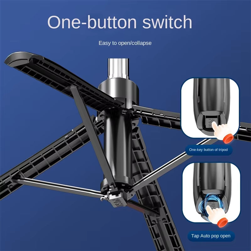 New Tripod for Smartphone Camera,Tripods Stand with Bluetooth Shutter,Wireless Selfie Stick Brackets with Phone Holder